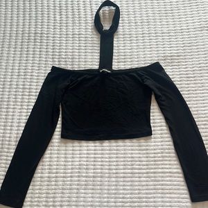 Express Back Choker Crop Top. Size S
